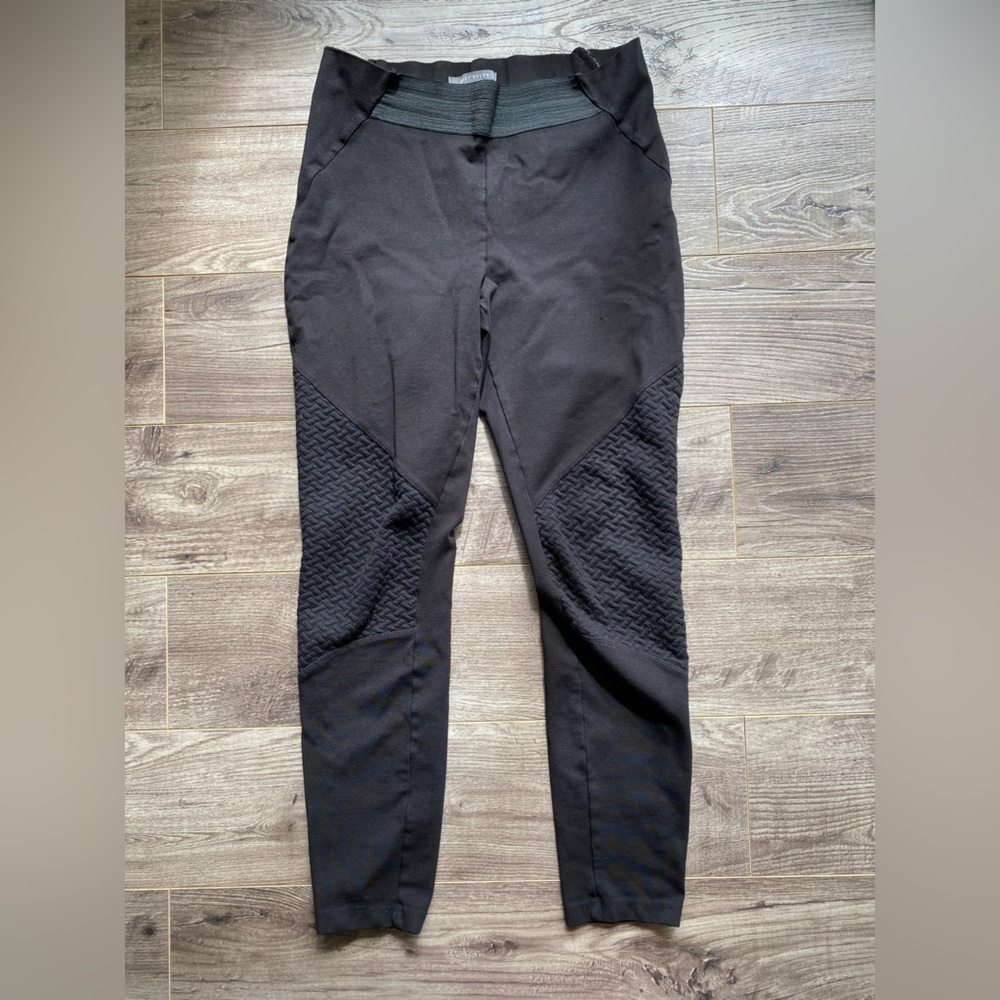 3/$15 Suzy Shier black textured leggings/ pants, elastic waistband